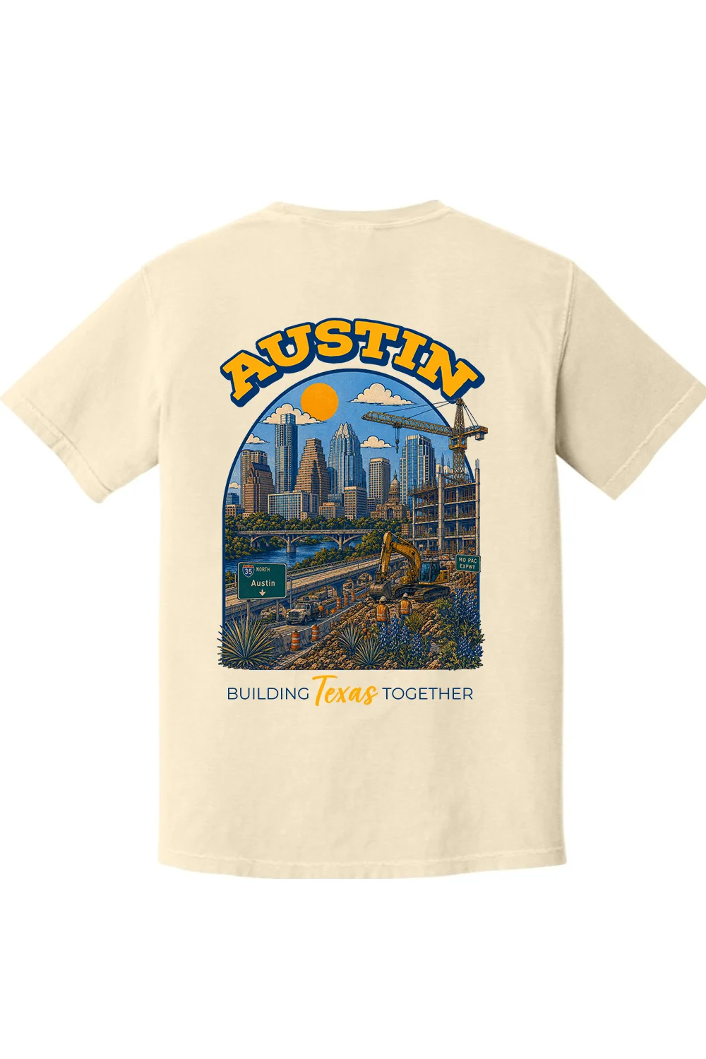 Alternative view of Austin City Tee