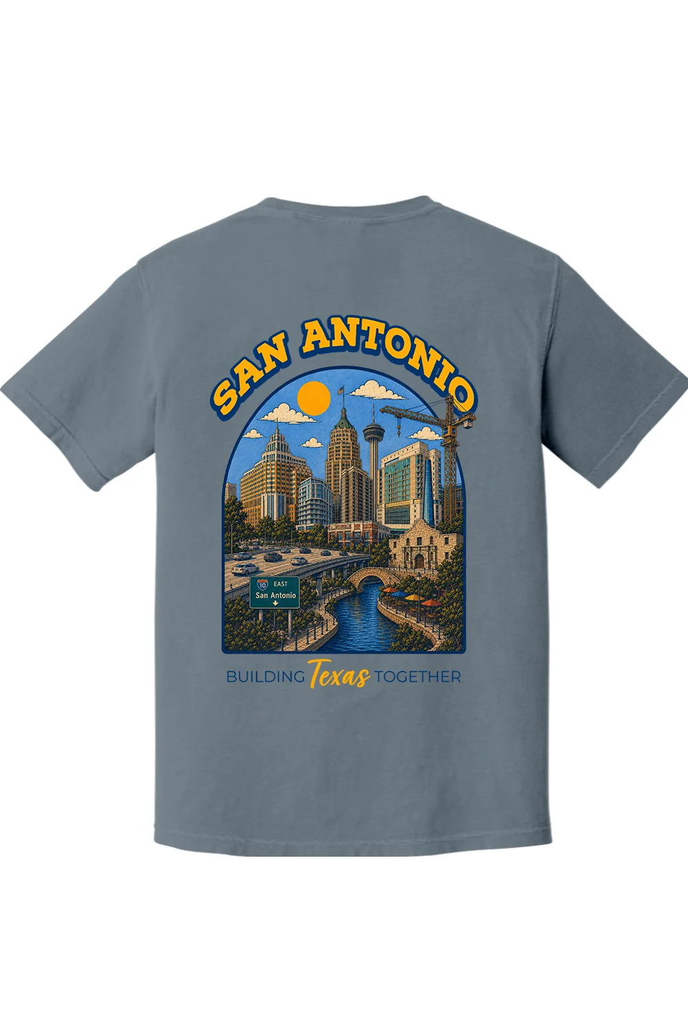 Alternative view of San Antonio City Tee