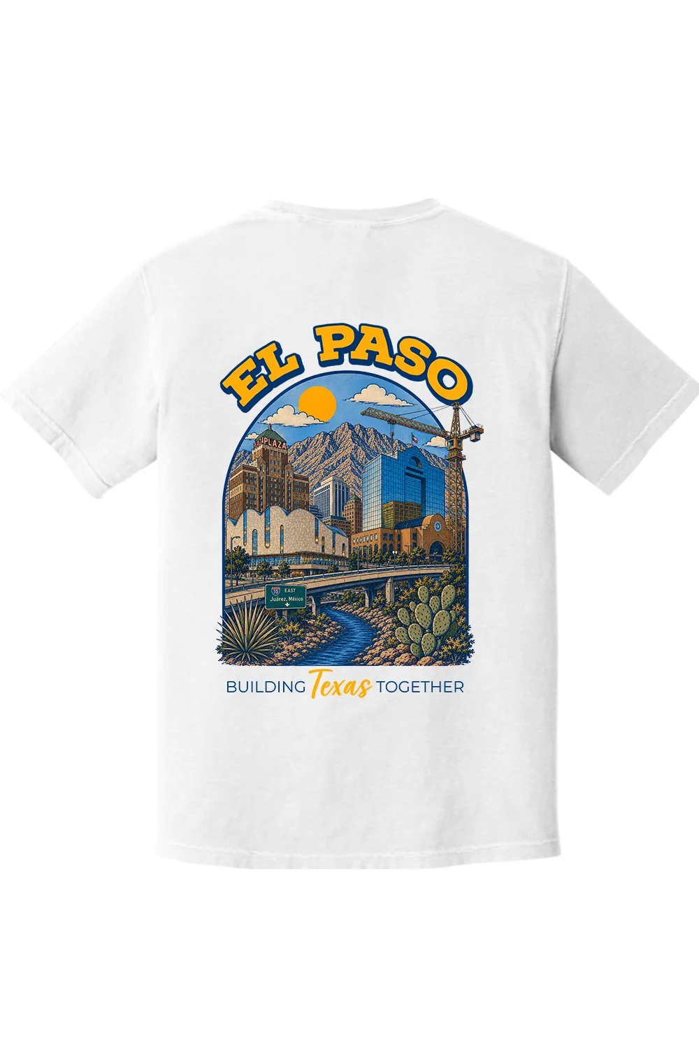 Alternative view of El Paso City Tee